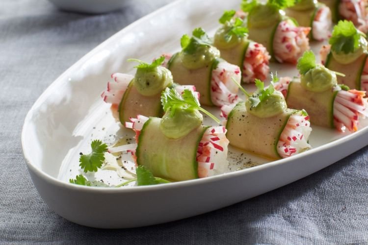 Vegetable Rolls with Cucumber