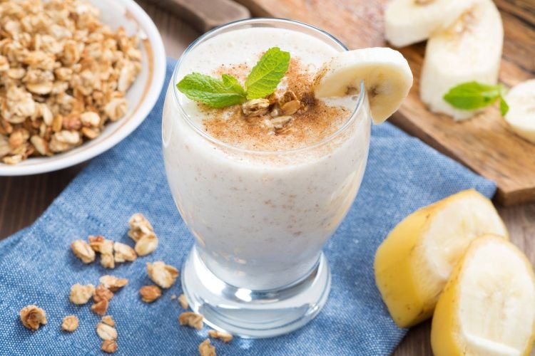 Banana and Cottage Cheese Smoothie