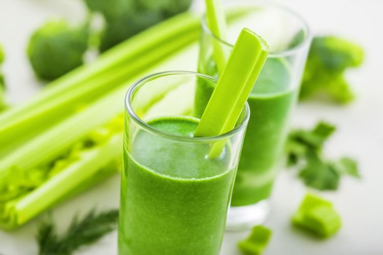 Banana, Celery, and Greens Smoothie