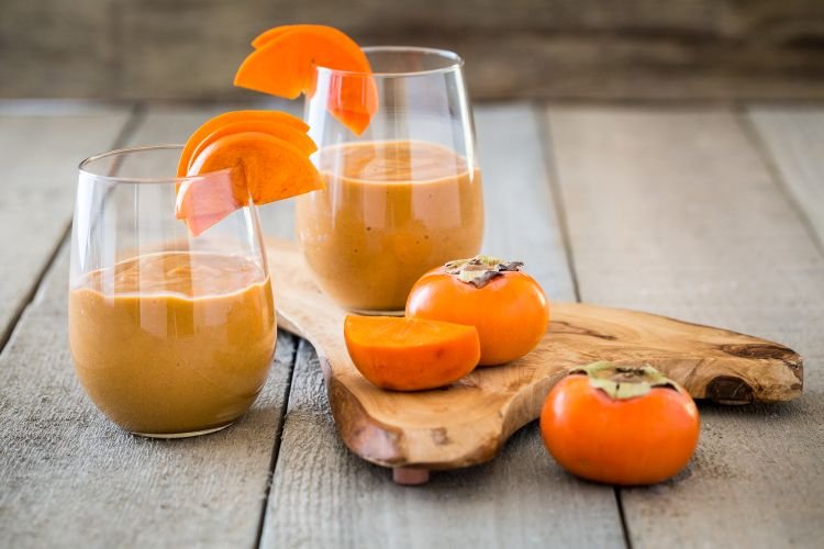 Banana and Persimmon Smoothie