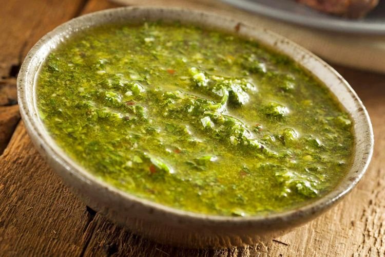 Grüne Sauce für Schaschlik