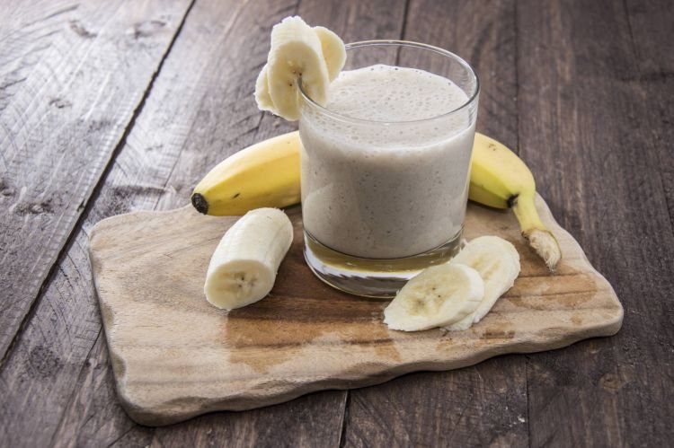 Protein-Shake mit Banane