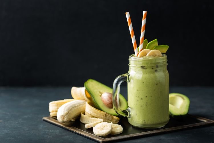 Protein-Shake mit Avocado