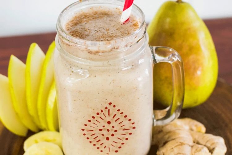 Protein-Shake mit Birne