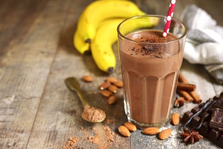 Protein-Shake mit Kakao