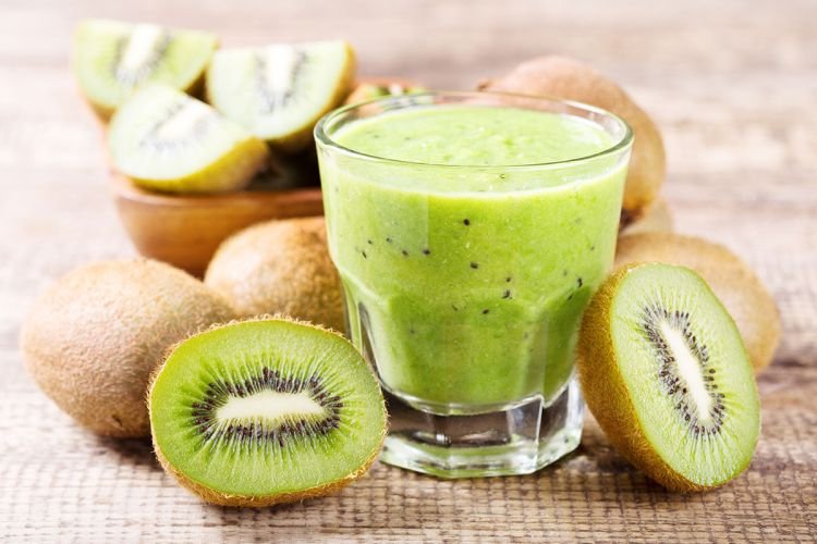 Protein-Shake mit Kiwi