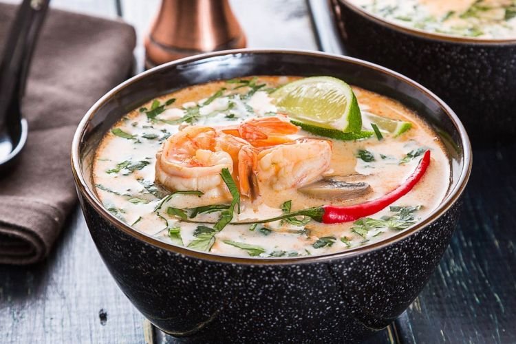 Tom Yum with Shrimp