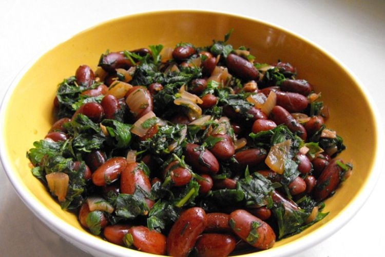 Canned Bean and Cilantro Salad