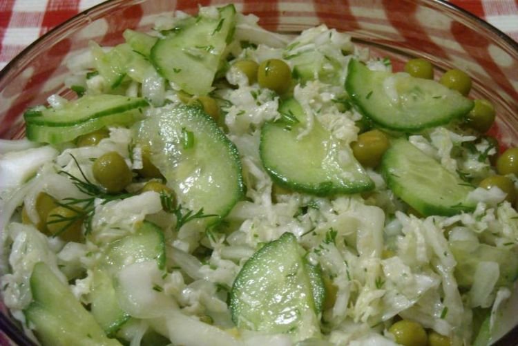 Quick Napa Cabbage Salad