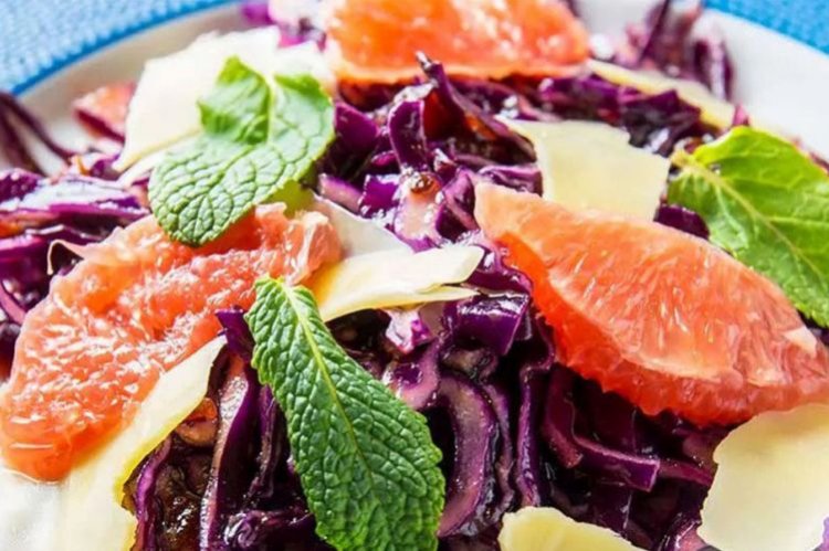 Cabbage and Grapefruit Salad