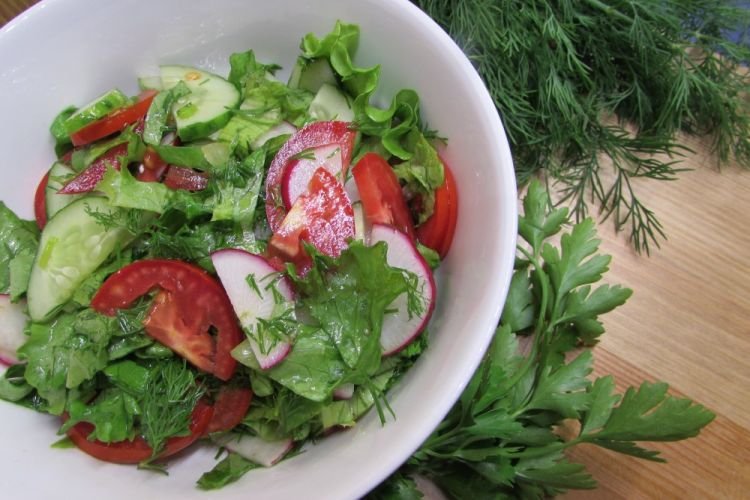 Radish and Herb Salad