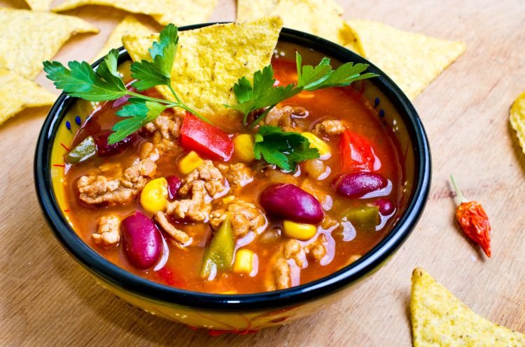 Bohnensuppe mit Mais