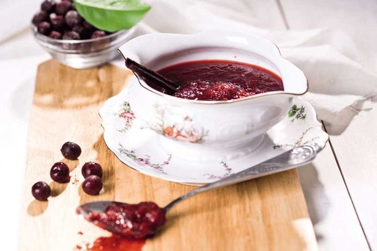 Salsa de cereza para hamburguesa