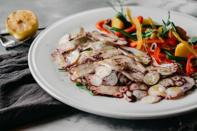 Oktopus-Carpaccio