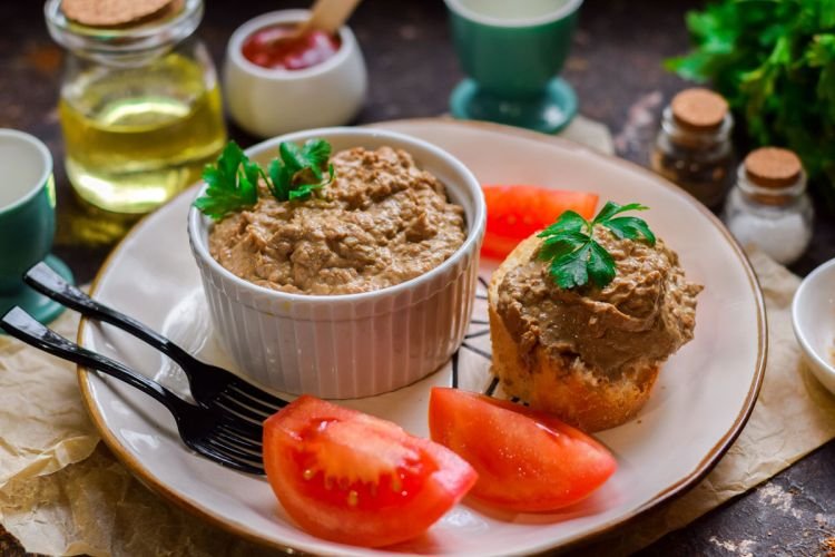 Boiled Chicken Liver Pâté