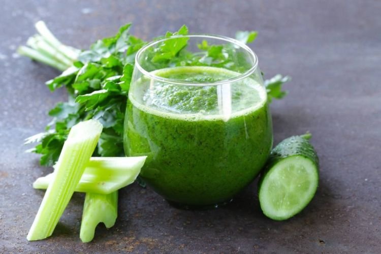Celery Smoothie with Coconut Milk
