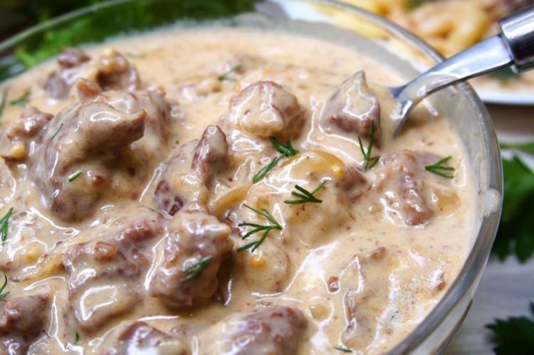 Sahnesauce zu Rindfleisch