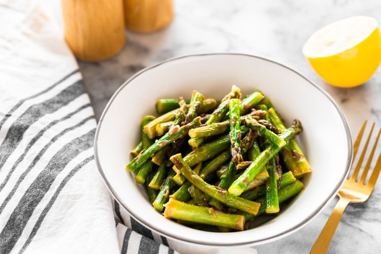 Spargel aus der Mikrowelle