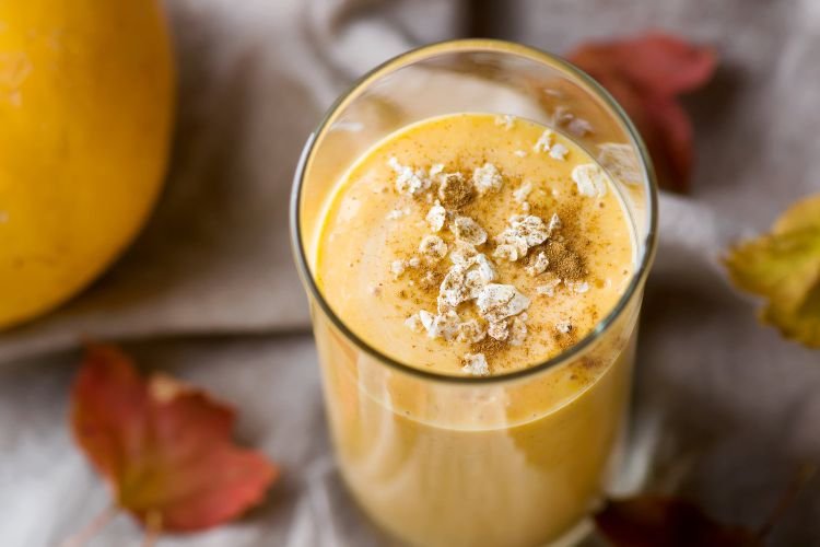 Pumpkin Smoothie with Oatmeal