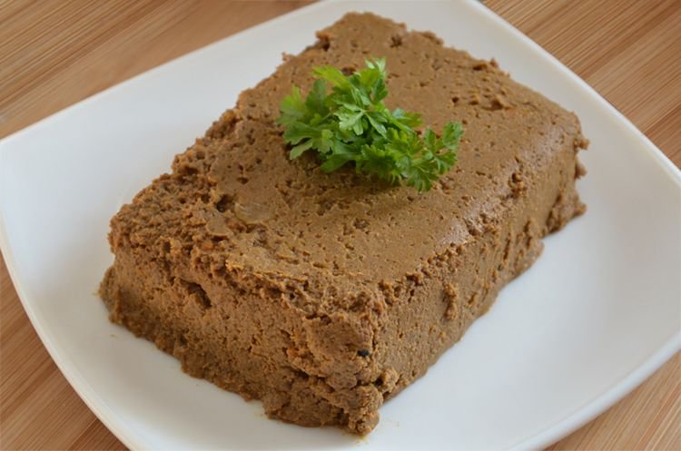 Rinderleberpastete mit Schmelzkäse