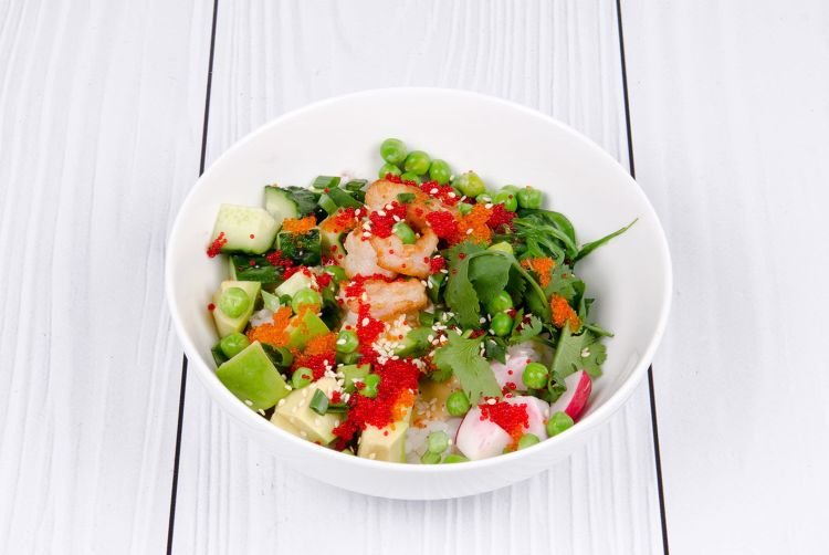 Poke mit Krabbenstäbchen