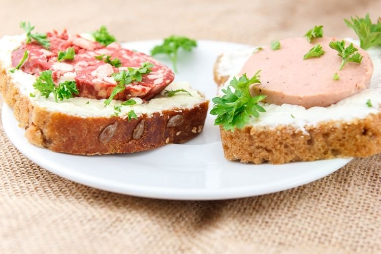 Sausage and Cream Cheese Sandwiches