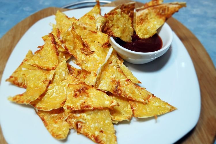 Lavash Chips in the Oven
