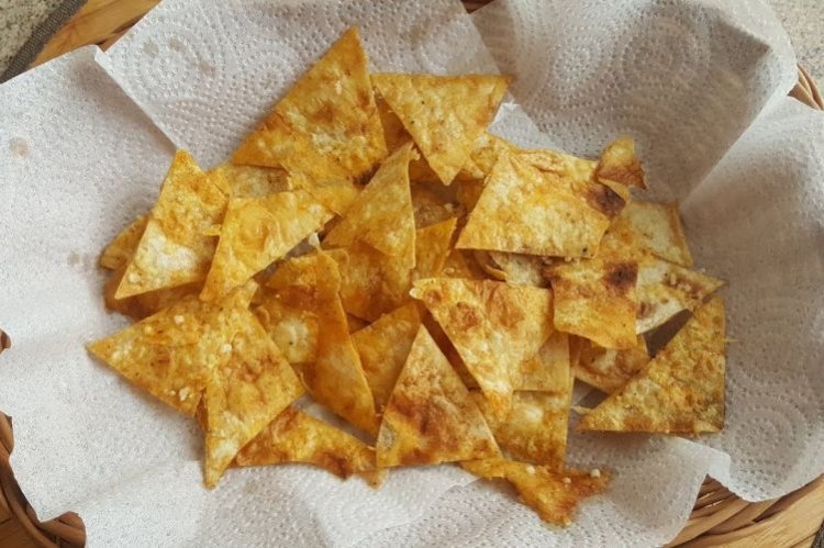 Lavash Chips in a Multicooker