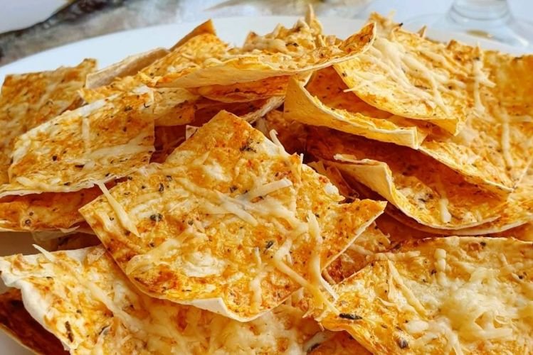 Lavash Chips with Cheese