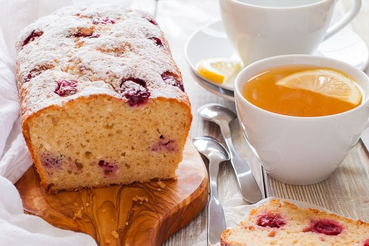 Quarkkuchen mit Beeren