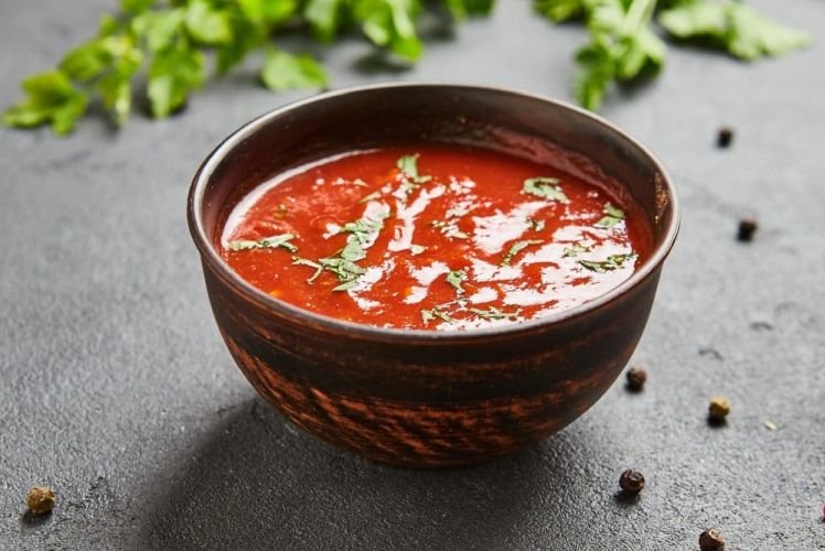 Salsa para pizza con kétchup