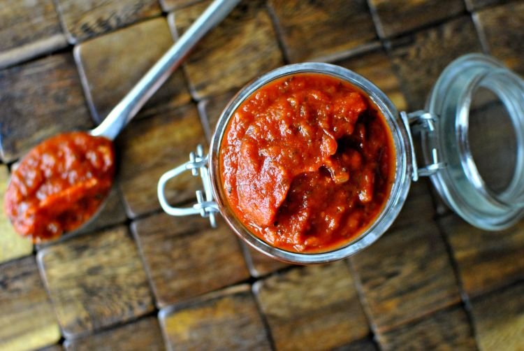 Salsa para pizza para el invierno