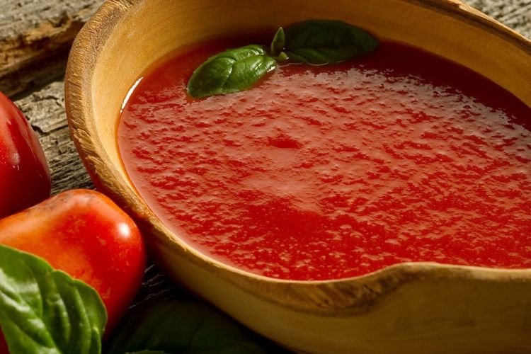 Salsa de jugo de tomate