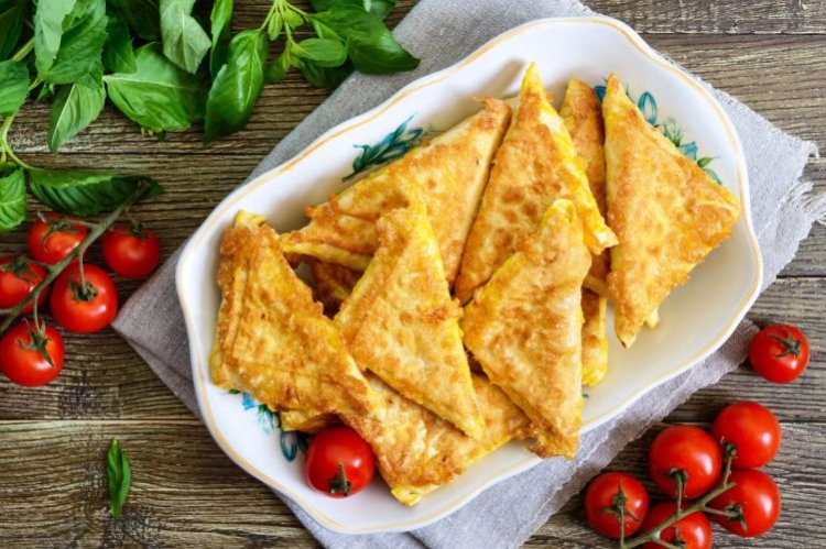 Lavash Wraps in Batter