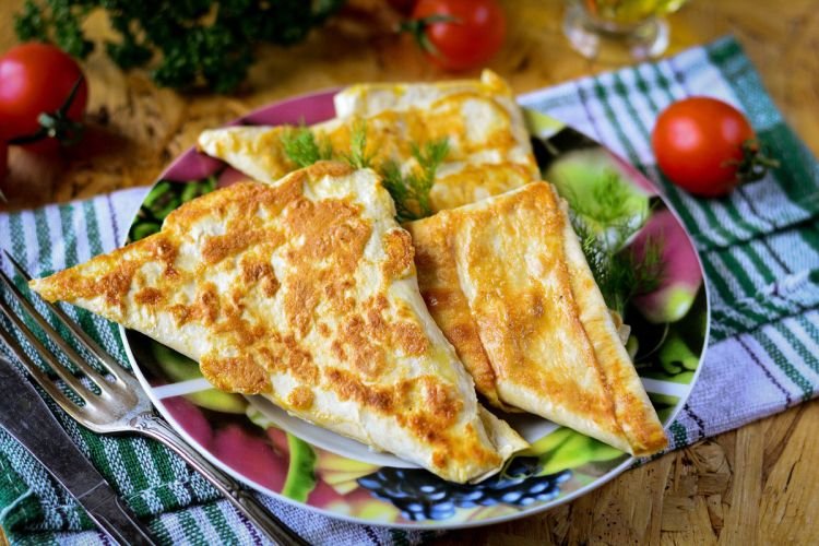 Lavash Wraps with Potatoes
