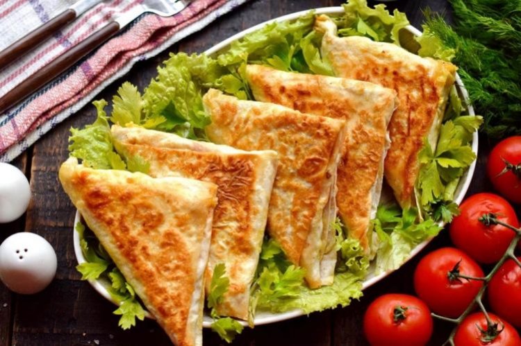 Lavash Wraps with Adyghe Cheese