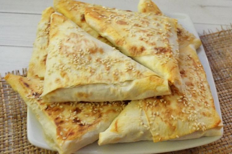 Lavash Wraps with Chicken and Pineapples