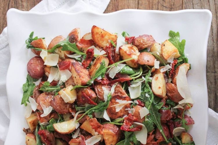 Potato and Sun-Dried Tomato Salad
