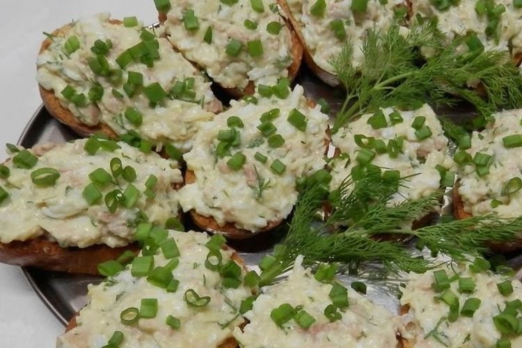 Cod Liver and Crab Stick Sandwiches
