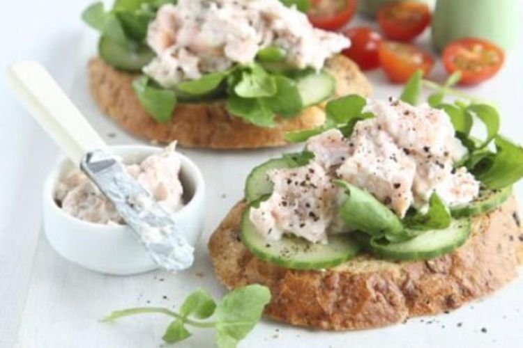 Cod Liver and Cucumber Sandwiches