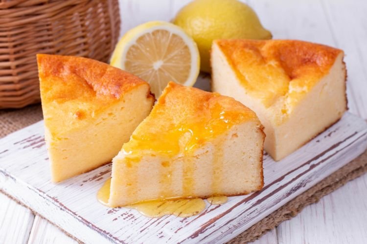 Zitronenauflauf mit Ricotta