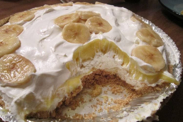 Bananenpudding ohne Backen