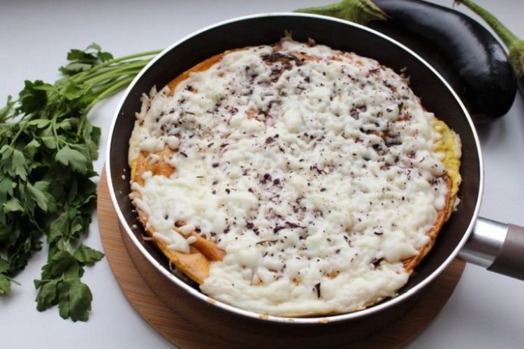 Eggplant and Egg Tortilla