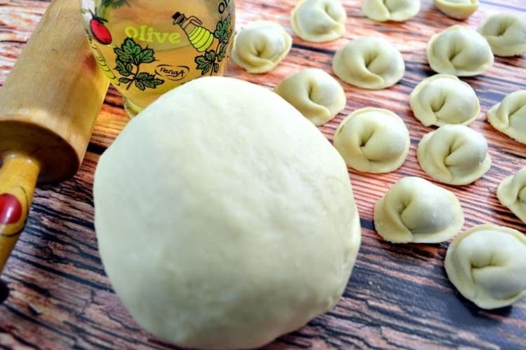 Dumpling Dough with Mineral Water