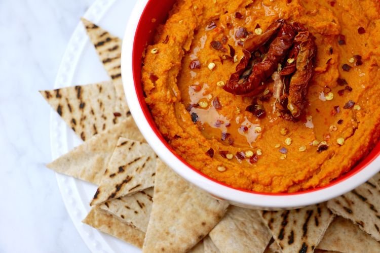Sun-Dried Tomato Hummus