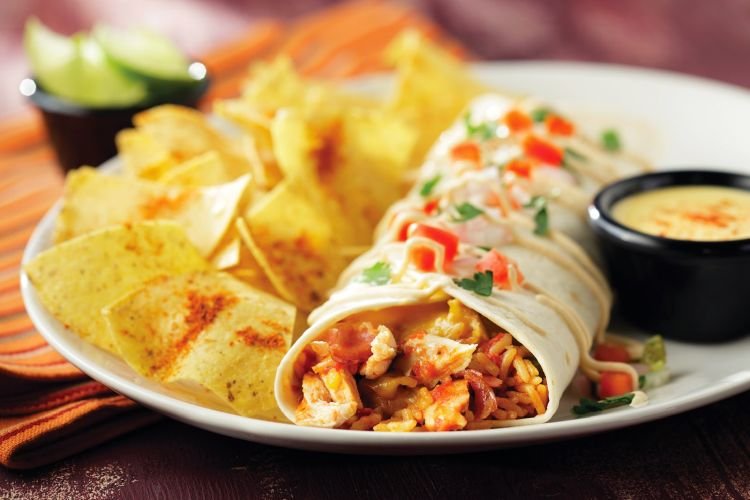 Burrito mit Hähnchen