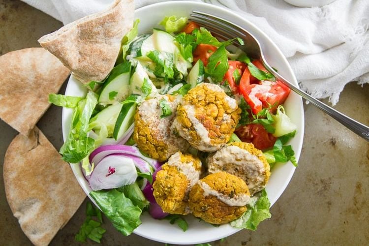 Falafel mit Kürbis