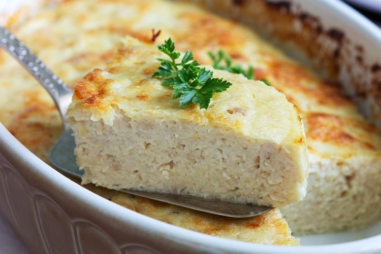 Fleischsoufflé mit Quark