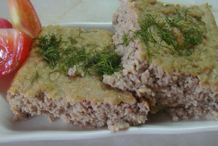 Fleischsoufflé aus Hackfleisch