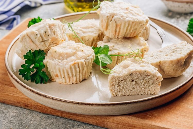 Fleischsoufflé aus gekochtem Fleisch